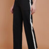 Women’s Wide Leg Drawstring Trousers | High Waist Relaxed Fit Casual Palazzo Pants