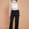 SW008005-copy.jpg Women’s Elastic Waist Drawstring Pants | Comfortable Wide Leg Lounge Trousers
