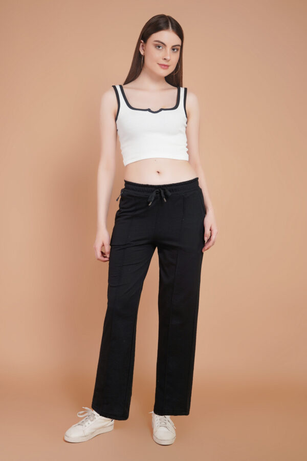 SW008005-copy.jpg Women’s Elastic Waist Drawstring Pants | Comfortable Wide Leg Lounge Trousers