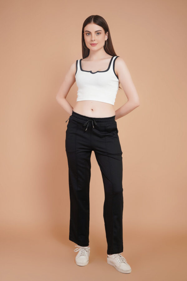 SW008006-copy.jpg Women’s Elastic Waist Drawstring Pants | Comfortable Wide Leg Lounge Trousers