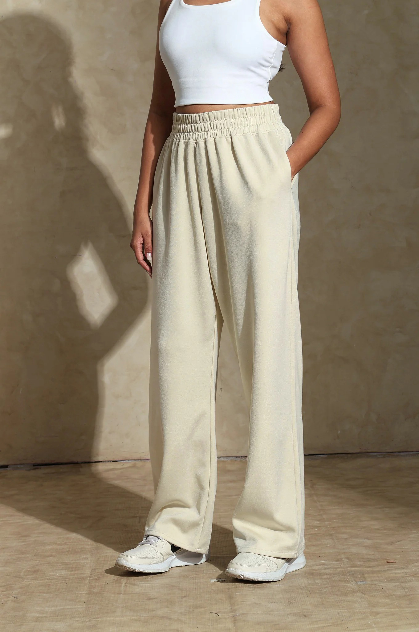 be5.jpg Women’s Wide Leg Drawstring Trousers | High Waist Relaxed Fit Casual Palazzo Pants