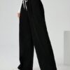 blackWh4.jpg White and Black Combination Trouser, Track Pants for women's and girls (250GSM)